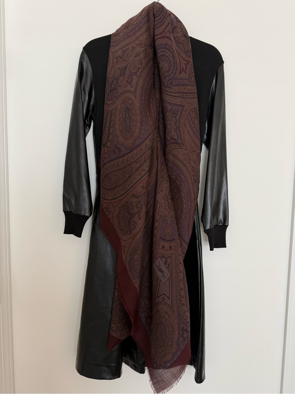 Gigantic YSL Shawl 69in x 69 in